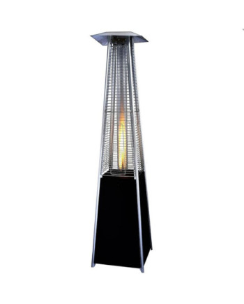 ON SALE Tahiti Black Pyramid Flame Heater at FIRELAND.CO.UK