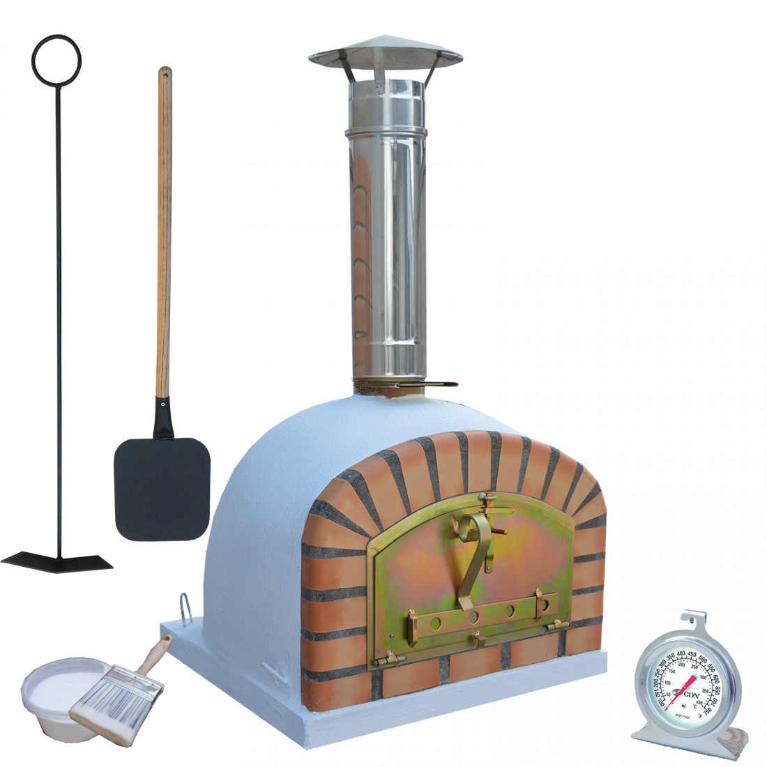 Winter Deal Outdoor Brick Outdoor Wood Fired Pizza Oven 700mm
