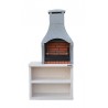 Firenze Charcoal Barbecue with Side Table