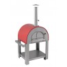 Verona Wood Fired Pizza Oven In Red