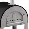 Verona Wood Fired Pizza Oven In Black