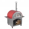 Milano Wood Fired Pizza Oven In Red