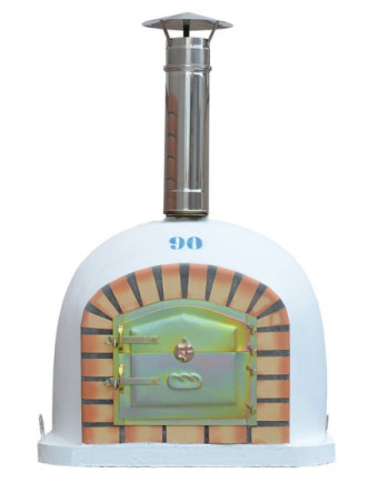 Prestige Handmade Brick Wood-Fired Oven 90x90 cm | Ready to Use