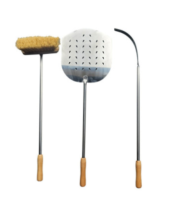 ON SALE Wood Fired Pizza Oven Tool Set - 3 pieces Free Fast Delivery
